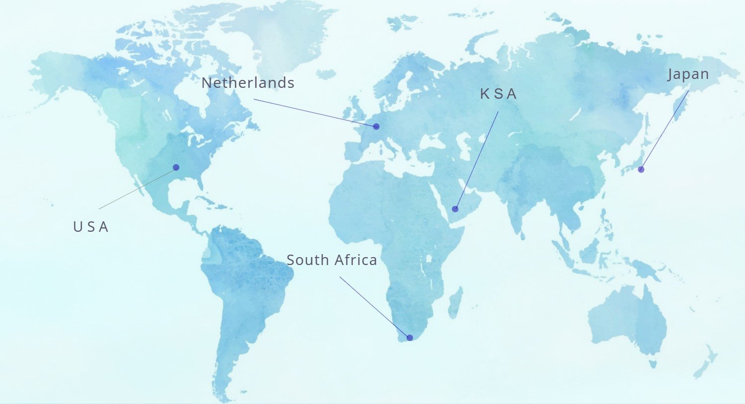Wild Woven Export Destinations